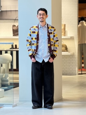 「EDITION（エディション）のアイテム」を使った、Tsukinari_TOMORROWLANDさん（メンズ・175cm）の冬コーディネート