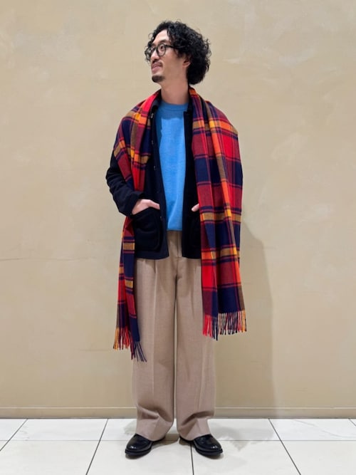 フランネラーナ 2タックワイドストレートパンツ