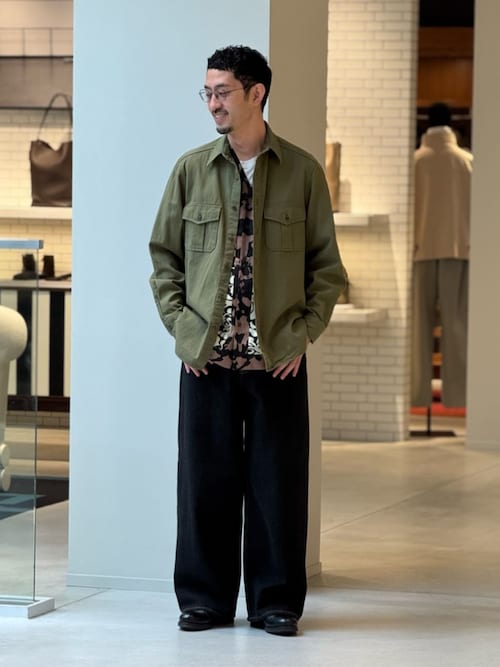 Edition（エディション） ワイドパンツ ジーンズ ブラックデニム