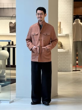 「EDITION（エディション）のアイテム」を使った、Tsukinari_TOMORROWLANDさん（メンズ・175cm）の冬コーディネート