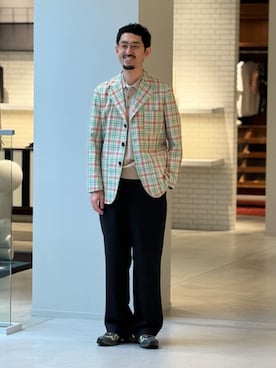 「EDITION（エディション）のアイテム」を使った、Tsukinari_TOMORROWLANDさん（メンズ・175cm）の夏コーディネート