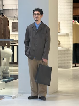 「caban（キャバン）のアイテム」を使った、Tsukinari_TOMORROWLANDさん（メンズ・175cm）の冬コーディネート