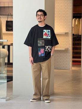 「caban（キャバン）のアイテム」を使った、Tsukinari_TOMORROWLANDさん（メンズ・175cm）の夏コーディネート