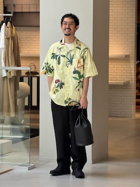 「caban（キャバン）のアイテム」を使った、Tsukinari_TOMORROWLANDさん（メンズ・175cm）の夏コーディネート