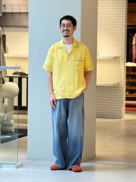 「caban（キャバン）のアイテム」を使った、Tsukinari_TOMORROWLANDさん（メンズ・175cm）の夏コーディネート