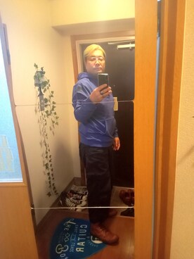 「AVIREX（アヴィレックス）のアイテム（マウンテンパーカー）」を使った、1129773さん（メンズ・167cm）の冬コーディネート