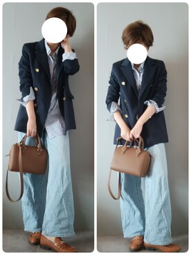 「UNIQLO（ユニクロ）のアイテム（ショルダーバッグ、ブラウン系）」を使った、korekaranocyosenさん（レディース・163cm）の秋コーディネート