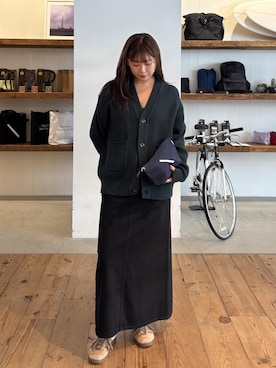 「アイテム（デニムスカート）」を使った、Masakiさん（レディース・164cm・20代）の秋コーディネート