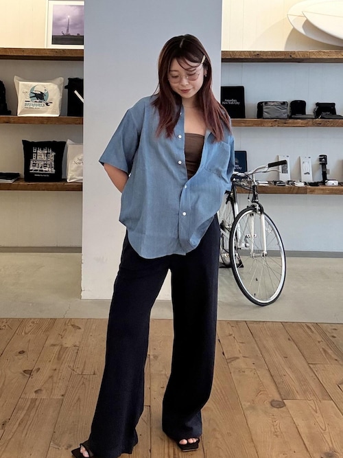 春夏お出かけに♪ゆったりトップスデートにも最適 Saturdays NYCのトップスを使ったコーディネート(ZOZOTOWN Yahoo