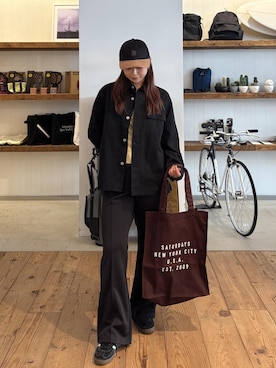 「アイテム（キャップ）」を使った、Masakiさん（レディース・164cm・20代）の秋コーディネート