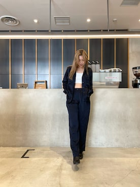 「Saturdays NYC（サタデーズ ニューヨークシティ ）のアイテム（その他トップス）」を使った、Masakiさん（レディース・164cm）の秋コーディネート