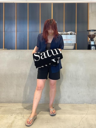 【美品】saturdays nyc 半袖シャツ　レースシャツ Canty Cotton Lace Ss Shirt | Saturdays NYC Japan