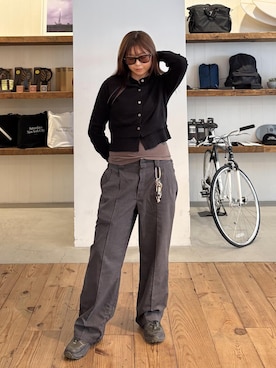 「Saturdays NYC（サタデーズ ニューヨークシティ ）のアイテム」を使った、Masakiさん（レディース・164cm）の秋コーディネート