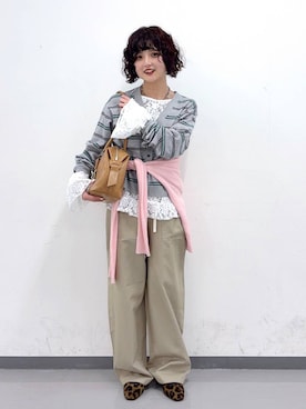 ナスちゃんさん（レディース・152cm）の春コーディネート