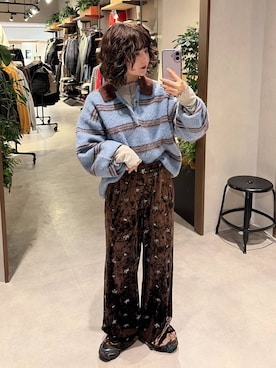 「アイテム（ポロシャツ）」を使った、nasuumy10さん（レディース・151cm）の冬コーディネート