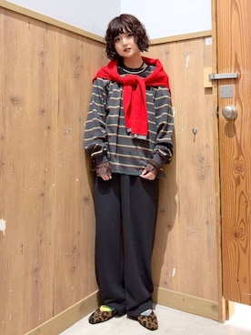 「GLOBAL WORK（グローバルワーク）のアイテム（シューズ）」を使った、ナスちゃんさん（レディース・152cm）の春コーディネート