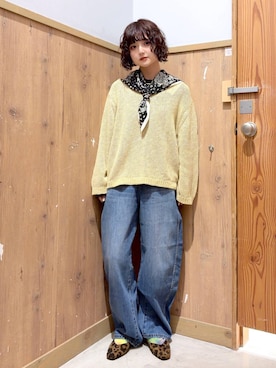 「GLOBAL WORK（グローバルワーク）のアイテム（財布/小物）」を使った、ナスちゃんさん（レディース・152cm）の春コーディネート