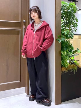 「アイテム（アイライナー）」を使った、nasuumy10さん（レディース・151cm）の秋コーディネート