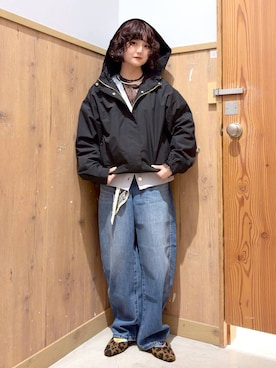 「GLOBAL WORK（グローバルワーク）のアイテム（ジャケット/アウター）」を使った、ナスちゃんさん（レディース・152cm）の春コーディネート