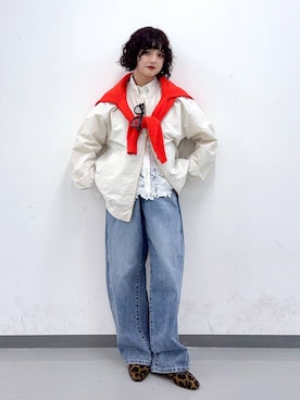 「GLOBAL WORK（グローバルワーク）のアイテム（ブルゾン）」を使った、ナスちゃんさん（レディース・152cm）の春コーディネート