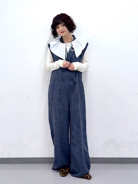 「GLOBAL WORK（グローバルワーク）のらくっション撥水フィットパンプス/135895（パンプス、その他）」を使った、ナスちゃんさん（レディース・152cm）の春コーディネート