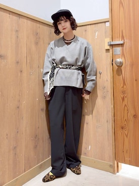 「GLOBAL WORK（グローバルワーク）のアイテム（財布/小物）」を使った、ナスちゃんさん（レディース・152cm）の春コーディネート