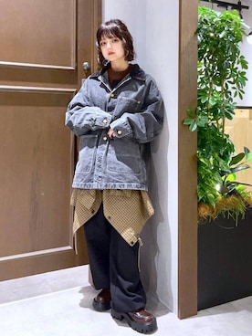 「アイテム（アイライナー）」を使った、nasuumy10さん（レディース・151cm）の秋コーディネート