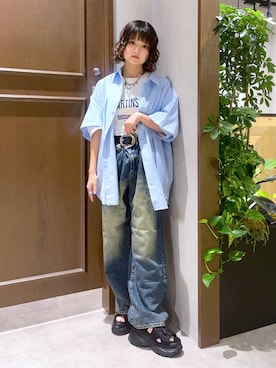 「アイテム（アイライナー）」を使った、nasuumy10さん（レディース・151cm・20代）の夏コーディネート