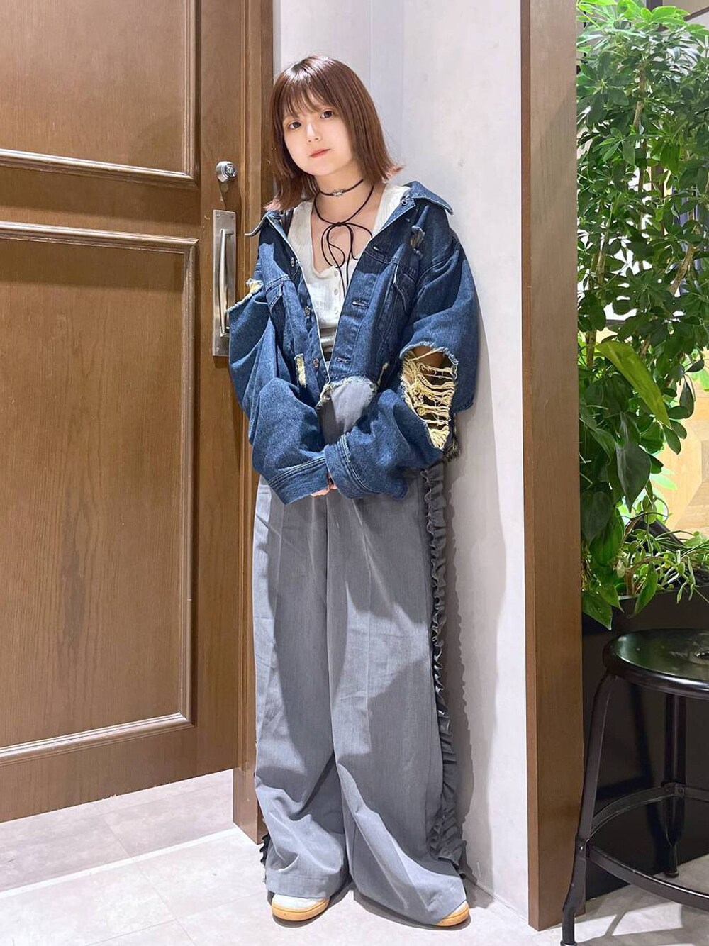 JEANASIS デニムジャケット 濃紺 オーバーシャツ ジーナシス JEANASIS デニムジャケット 濃紺 オーバーシャツ ジーナシス