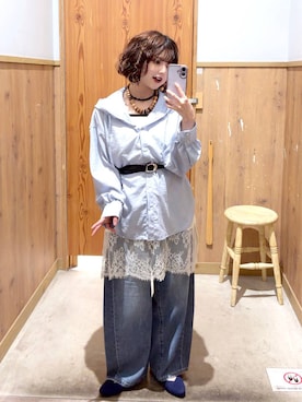 ナスちゃんさん（レディース・152cm）の春コーディネート