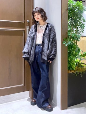 「RAGEBLUE（レイジブルー）のアイテム（Tシャツ/カットソー）」を使った、nasuumy10さん（レディース・151cm）の秋コーディネート