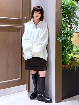 「アイテム（アイライナー）」を使った、nasuumy10さん（レディース・151cm）の秋コーディネート