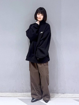 「アイテム（アイライナー、その他）」を使った、nasuumy10さん（レディース・151cm）の冬コーディネート