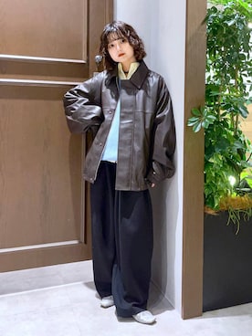 「アイテム（スウェットパンツ）」を使った、nasuumy10さん（レディース・152cm・20代）の冬コーディネート