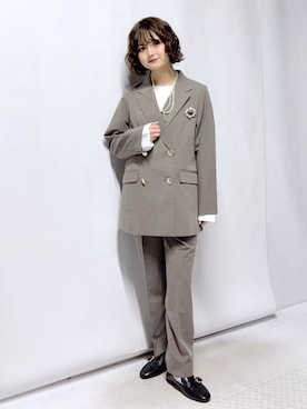 「GLOBAL WORK（グローバルワーク）のアイテム（アクセサリー）」を使った、nasuumy10さん（レディース・152cm）の冬コーディネート