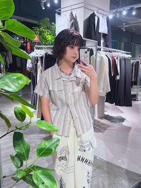 「アイテム（チノパンツ）」を使った、nasuumy10さん（レディース・151cm）の夏コーディネート