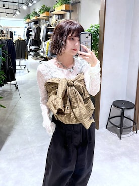 「アイテム（カーゴパンツ）」を使った、nasuumy10さん（レディース・151cm・20代）の秋コーディネート