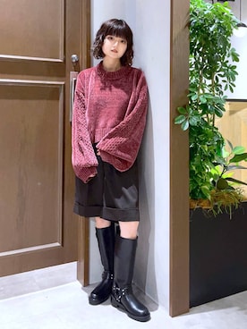 「アイテム（アイライナー）」を使った、nasuumy10さん（レディース・151cm）の秋コーディネート