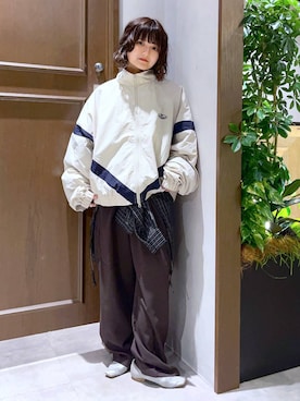 「アイテム（チノパンツ）」を使った、nasuumy10さん（レディース・151cm・20代）の秋コーディネート