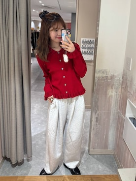 「アイテム（トートバッグ、その他）」を使った、あやさん（レディース・162cm）の秋コーディネート