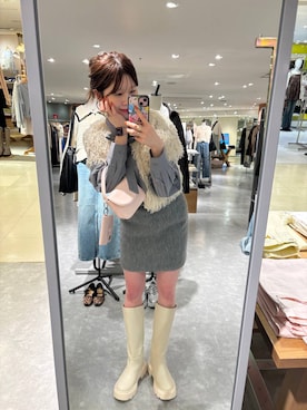 あやさん（レディース・162cm）の冬コーディネート