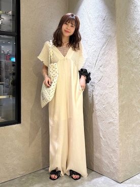 「アイテム（シュシュ）」を使った、あやさん（レディース・162cm・20代）の夏コーディネート
