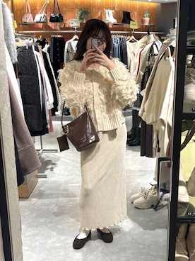 「アイテム（バレエシューズ）」を使った、あやさん（レディース・162cm・20代）の冬コーディネート