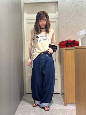 「アイテム（シュシュ）」を使った、あやさん（レディース・162cm・20代）の夏コーディネート