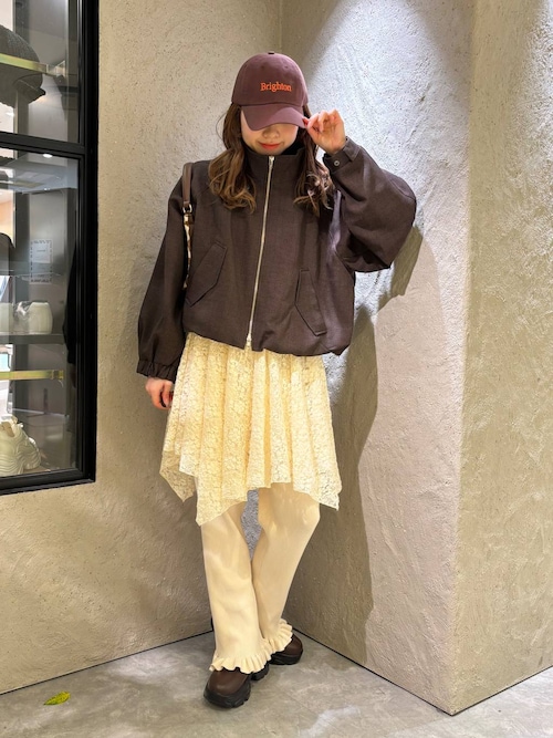 LOHEN ローヘン エコナイロンブルゾン　ホワイト　美品 MHL.（エムエイチエル）の「LIGHTWEIGHT COTTON NYLON PLAIN