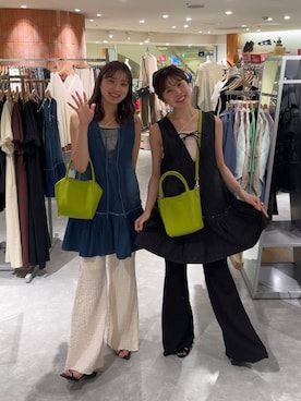 「LOWRYS FARM（ローリーズファーム）のポインテッドナローサンダル  287486（サンダル）」を使った、あやさん（レディース・162cm・20代）の夏コーディネート