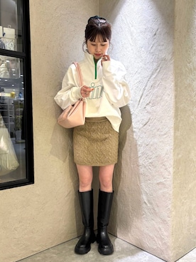 あやさん（レディース・162cm）の冬コーディネート