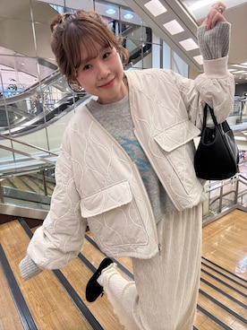 「アイテム（モカシン/デッキシューズ）」を使った、あやさん（レディース・162cm）の秋コーディネート