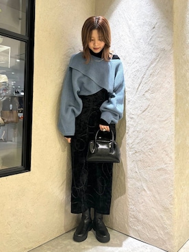 「アイテム（ワンピース/ドレス）」を使った、あやさん（レディース・162cm・20代）の秋コーディネート