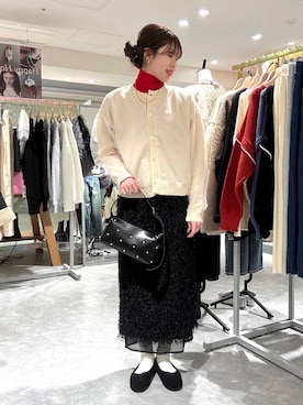 「クリスマスネイル」｜あやさん（レディース・162cm）の冬コーディネート